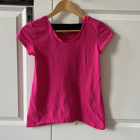 Girls Super girl pink t-shirt - size M/10/12 - Picture 2 of 4